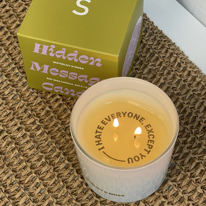 Waterlily & Moss 250g Candle