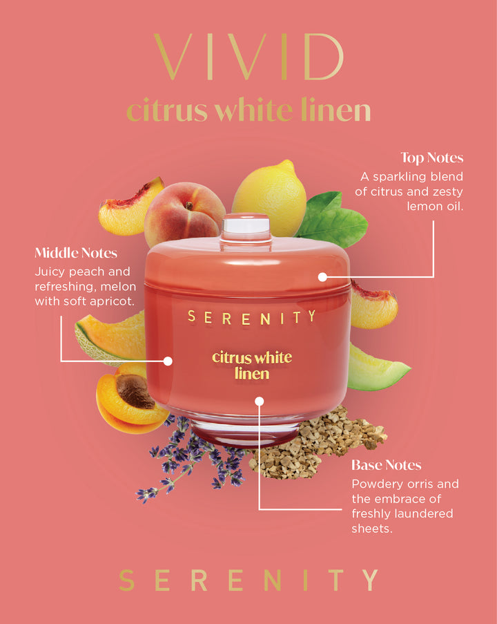 Citrus White Linen 230g Candle