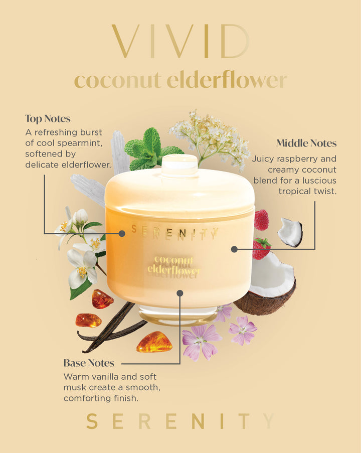 Coconut Elderflower 230g Candle