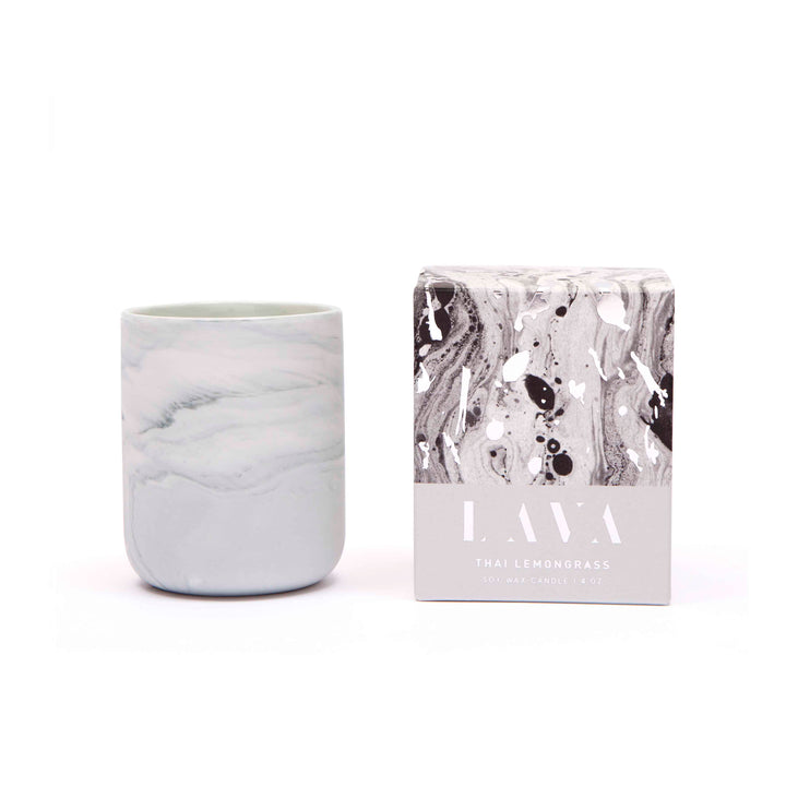 Serenity Lava Thai Lemongrass Small Candle 130g