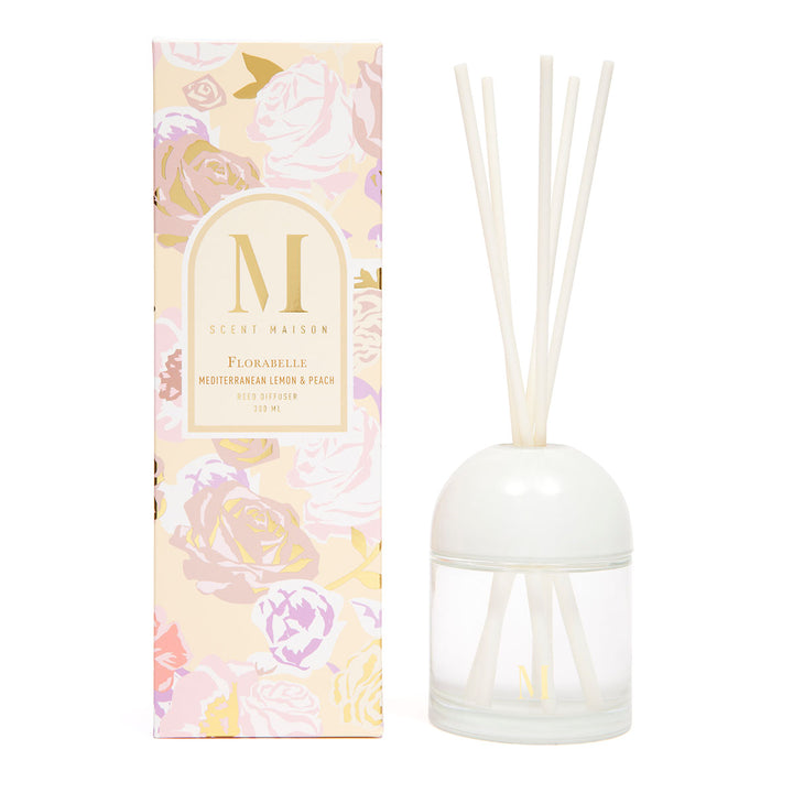 Scent Maison Florabelle Mediterranean Lemon and Peach Diffuser 300ml