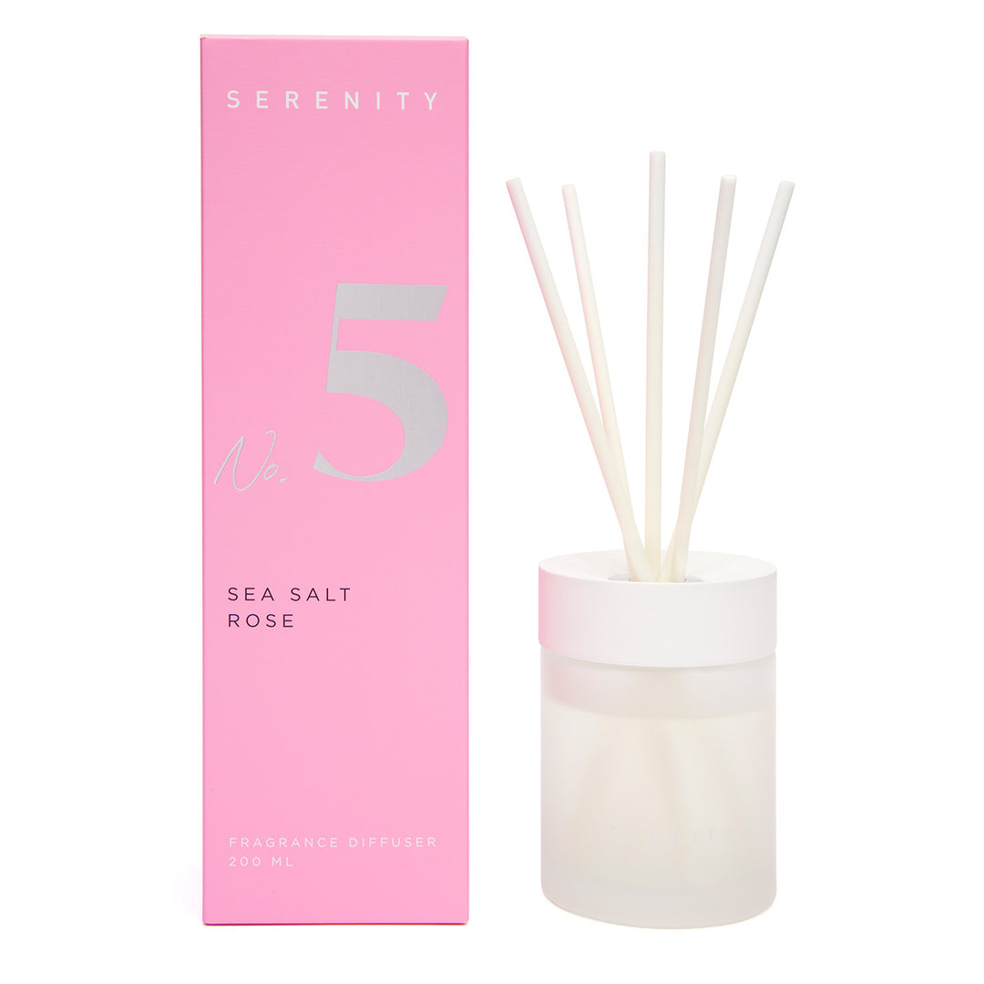 Serenity Numbered Core Sea Salt Rose Diffuser 200ml