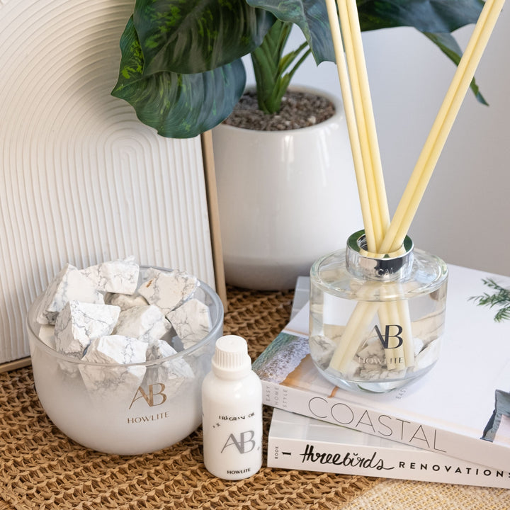 Howlite Crystal 200ml Diffuser