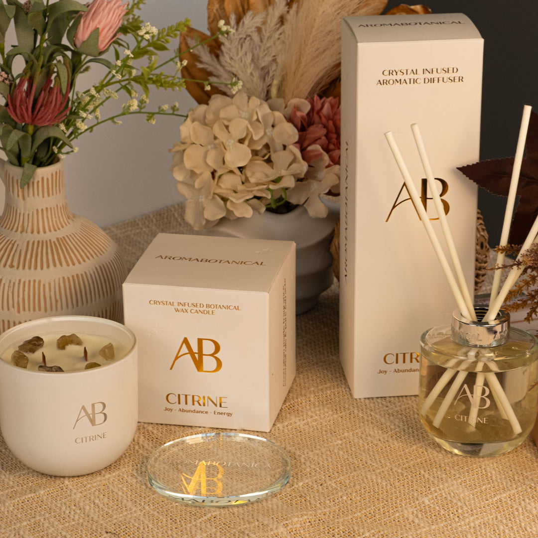 Citrine Crystal 200ml Diffuser