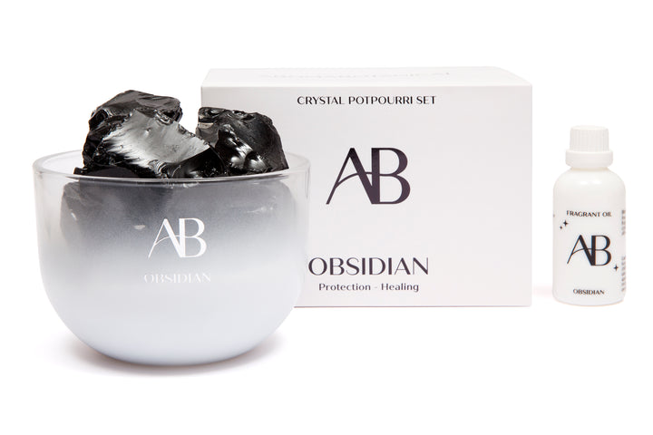 Aromabotanical Obsidian Crystal Potpourri & Oil