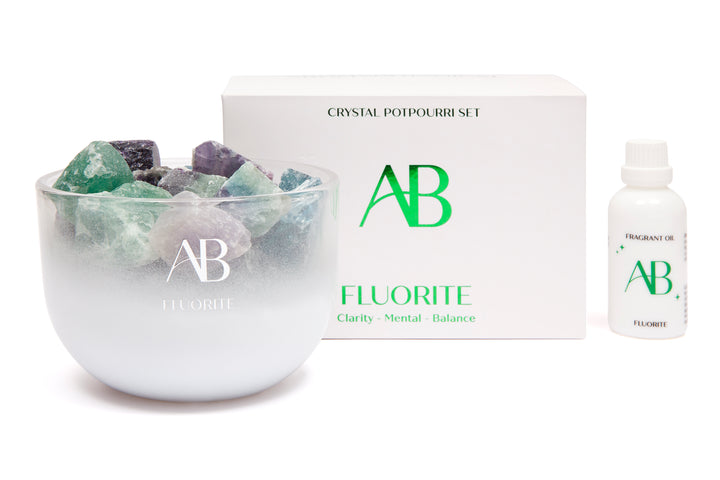 Aromabotanical Fluorite Crystal Potpourri & Oil