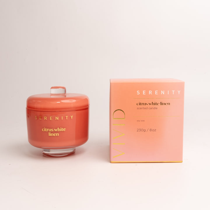 Citrus White Linen 230g Candle