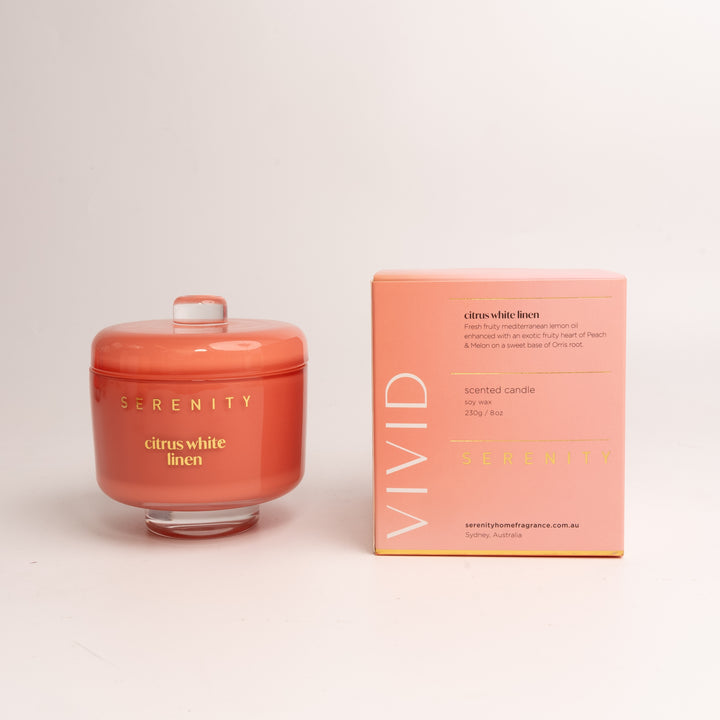 Citrus White Linen 230g Candle