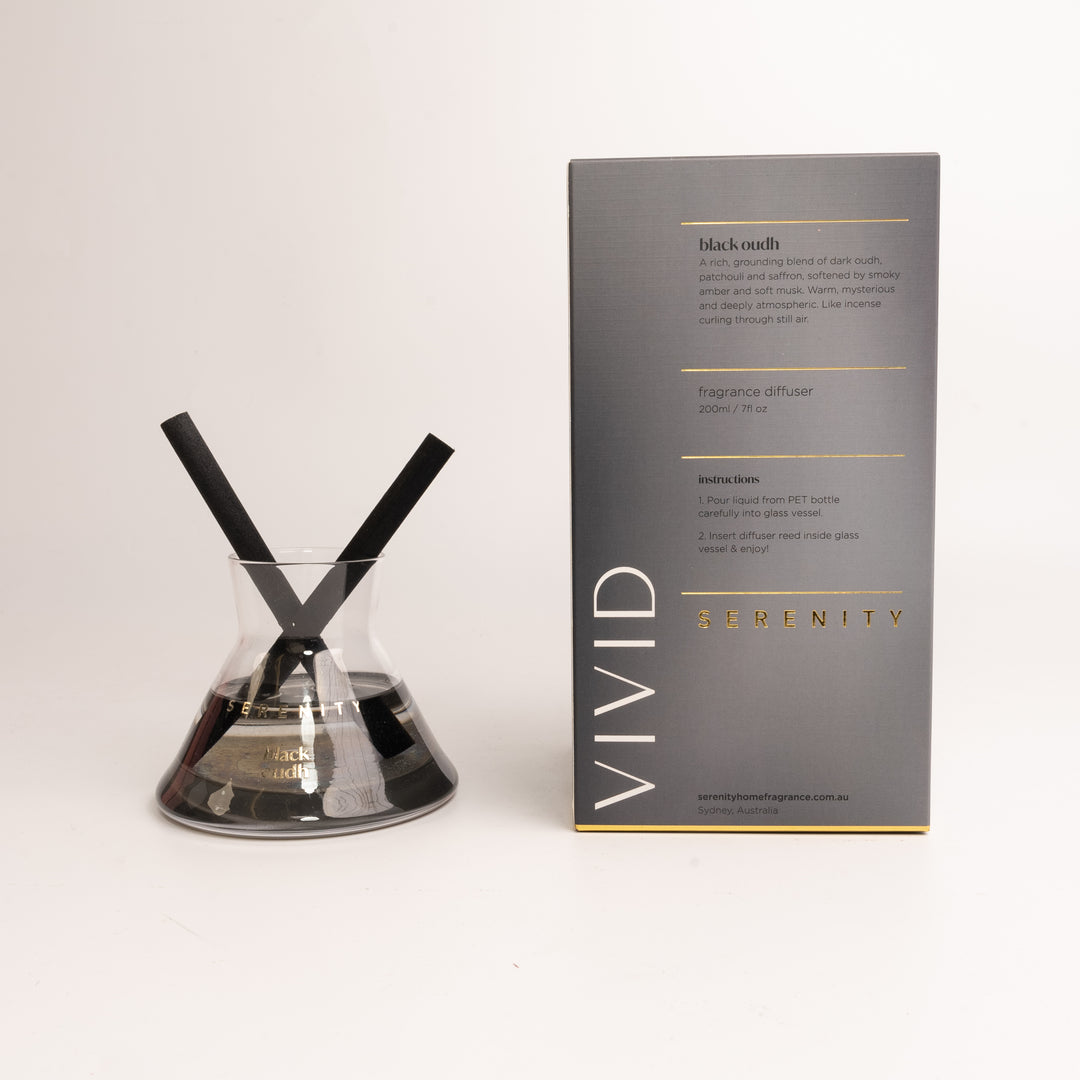 Vivid Black Oudh 200ml Diffuser