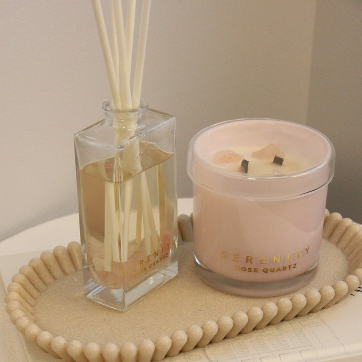 Love Rose Quartz Crystal 130ml Diffuser