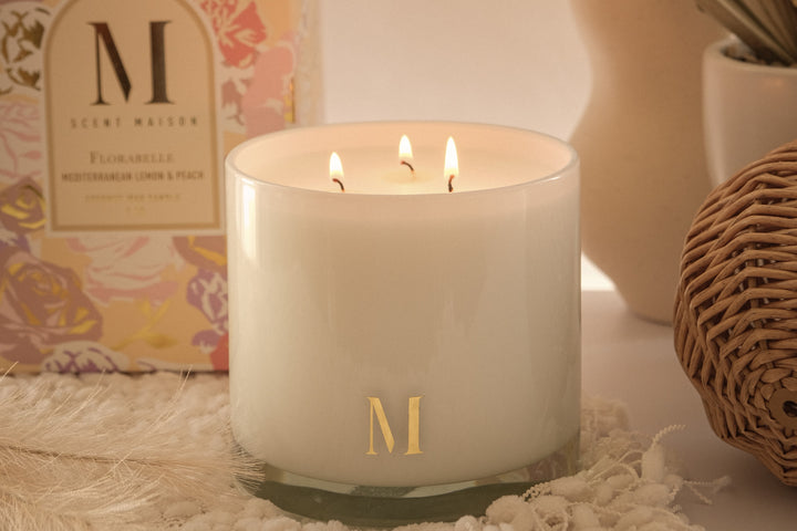 Mediterranean Lemon & Peach 1000g Candle