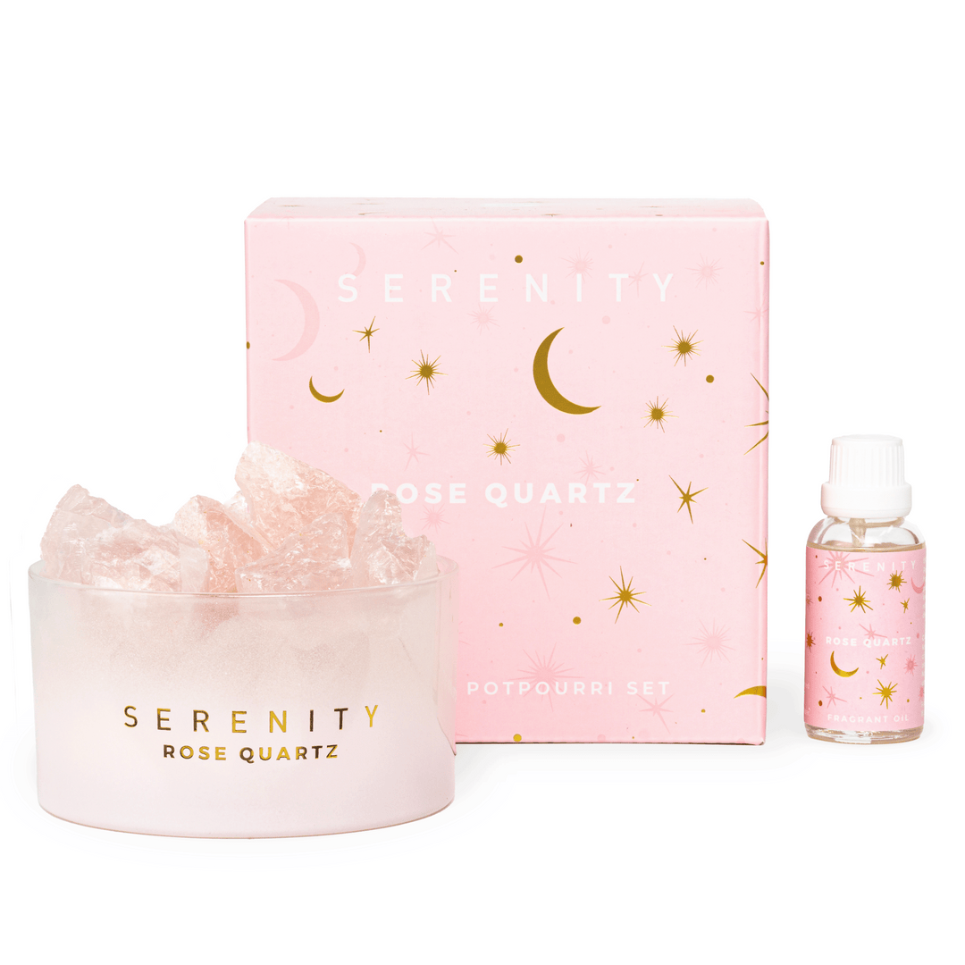 Serenity Rose Quartz Crystal Potpourri & Oil