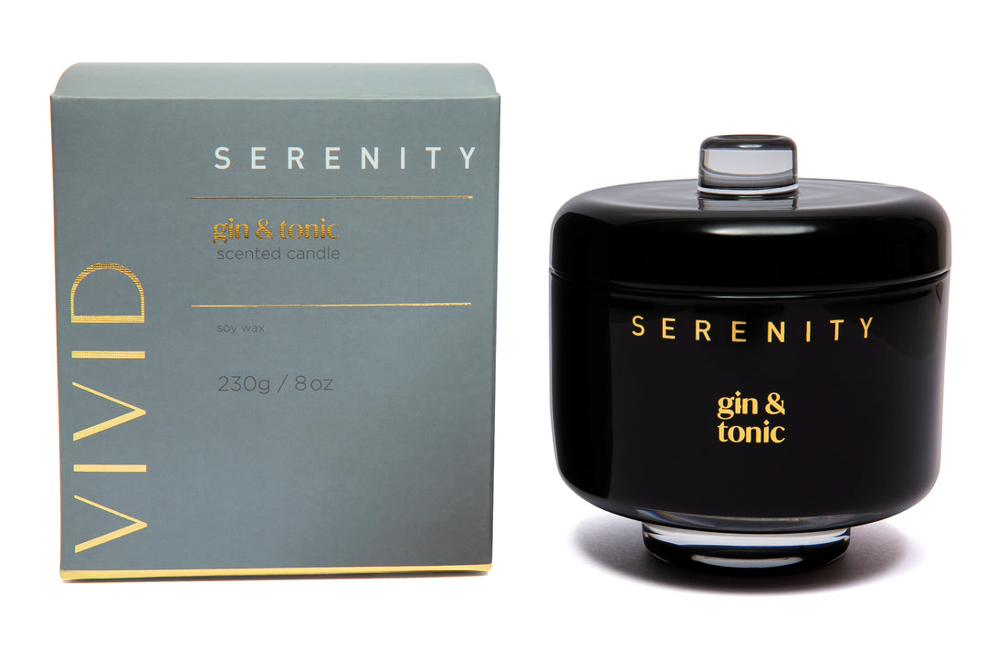 Serenity Vivid Gin & Tonic Candle 230g