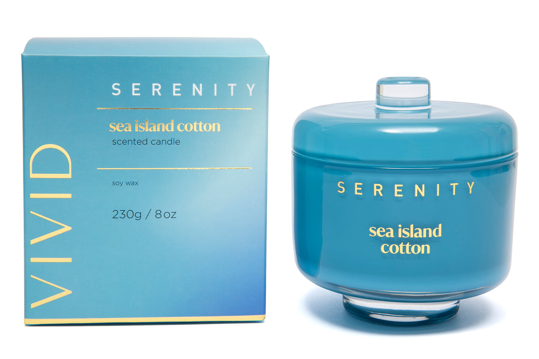 Serenity Vivid Sea Island Cotton Candle 230g