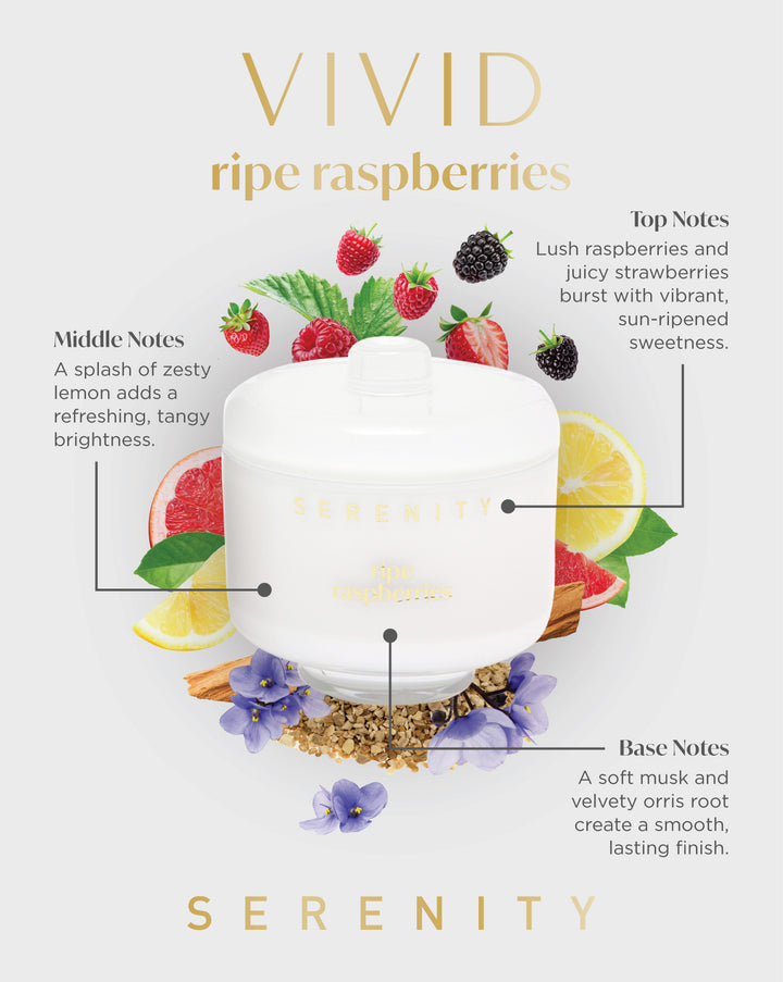 Ripe Raspberries 230g Candle